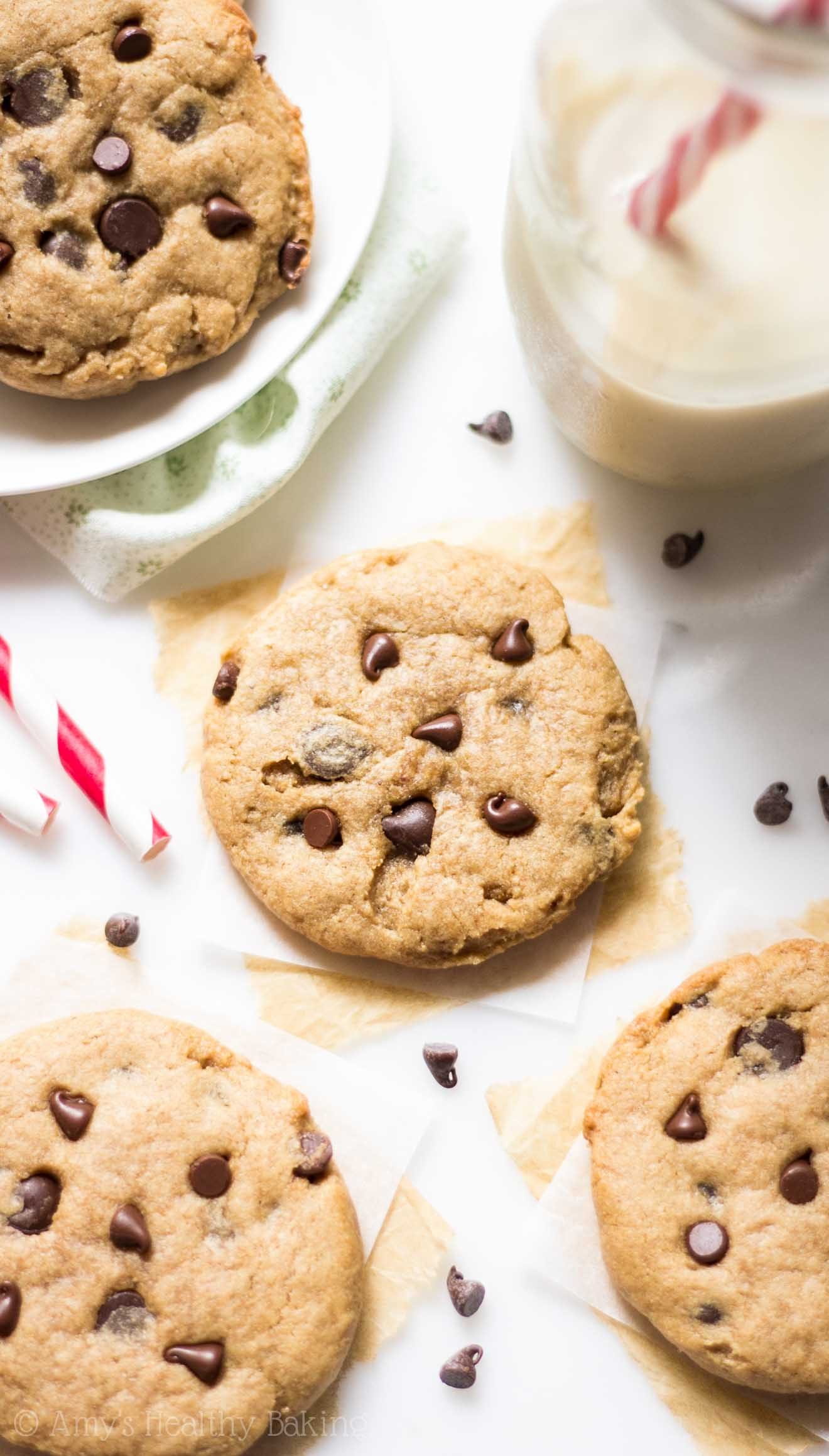 Peanut Butter Banana Cookies
 Chocolate Chip Peanut Butter Banana Cookies