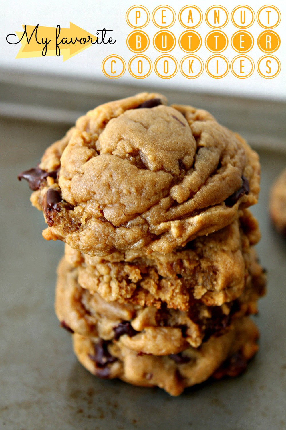 Peanut Butter Chip Cookies
 My Favorite Puffy Chewy Peanut Butter Chocolate Chip
