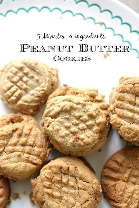 Peanut Butter Cookies Recipe Easy
 Easy Peanut Butter Cookie Recipe without flour ly 4