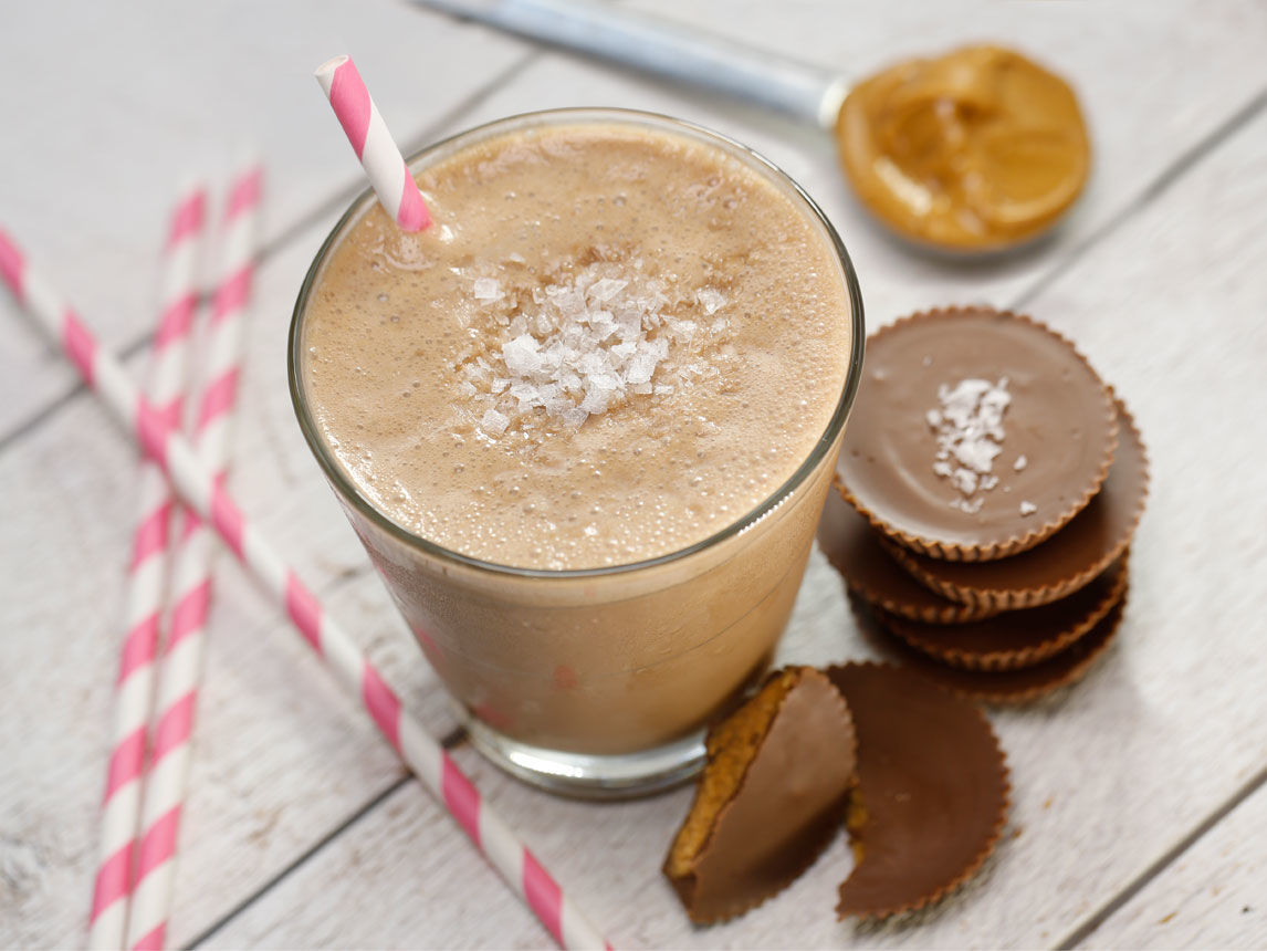 Peanut Butter Smoothies
 Salted Peanut Butter Cup Smoothie