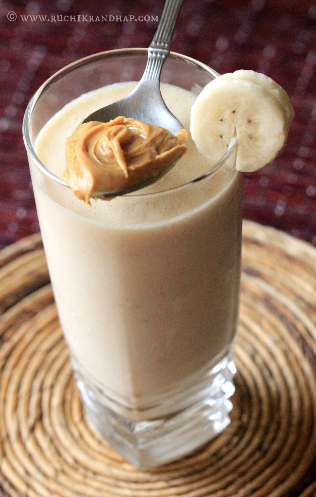 Peanut Butter Smoothies
 Peanut Butter & Banana Smoothie Ruchik Randhap