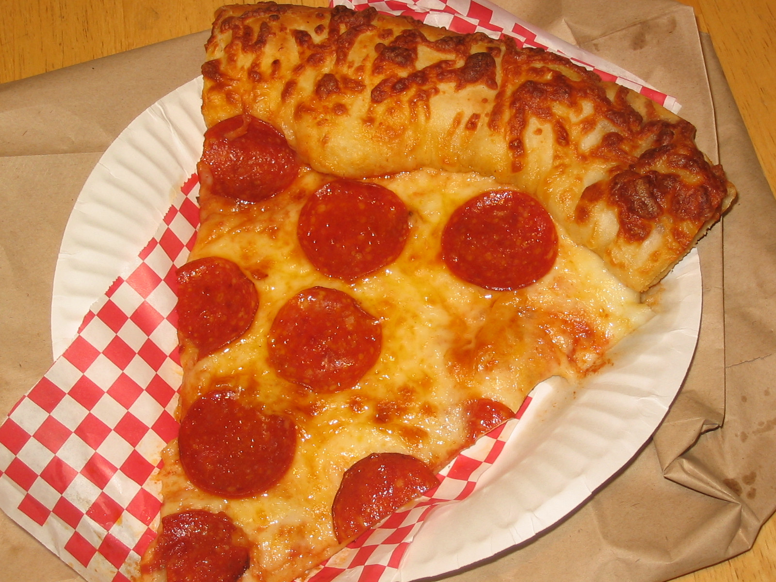 Pepperoni Pizza Slice
 Pizza