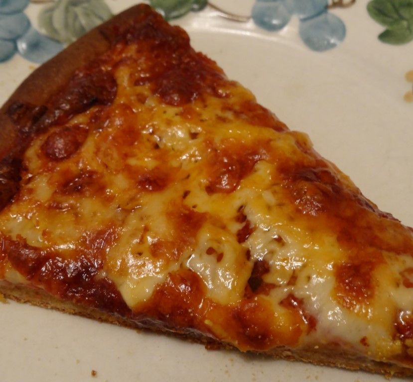 Pepperoni Pizza Slice
 Pepperoni pizza with soaked whole wheat crust