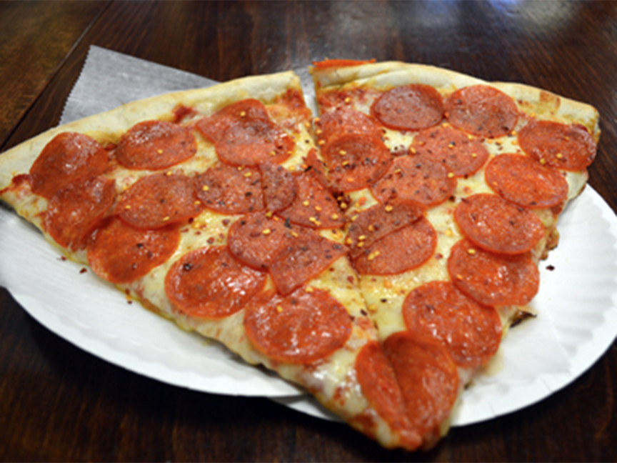 Pepperoni Pizza Slice
 Why is it called pepperoni pizza when peppers [seemingly