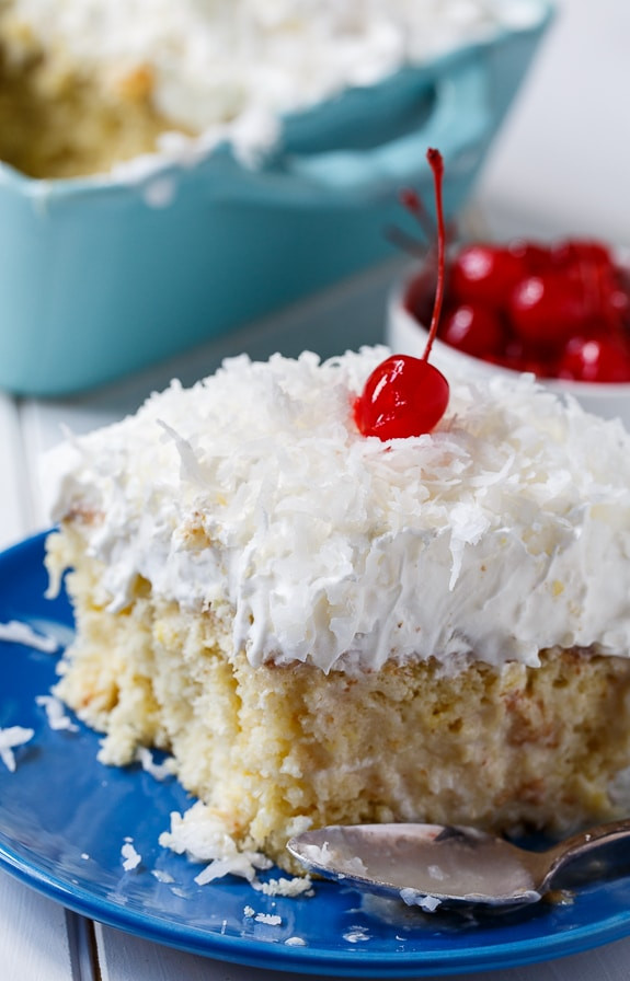 Pina Colada Poke Cake
 Pina Colada Poke Cake Spicy Southern Kitchen