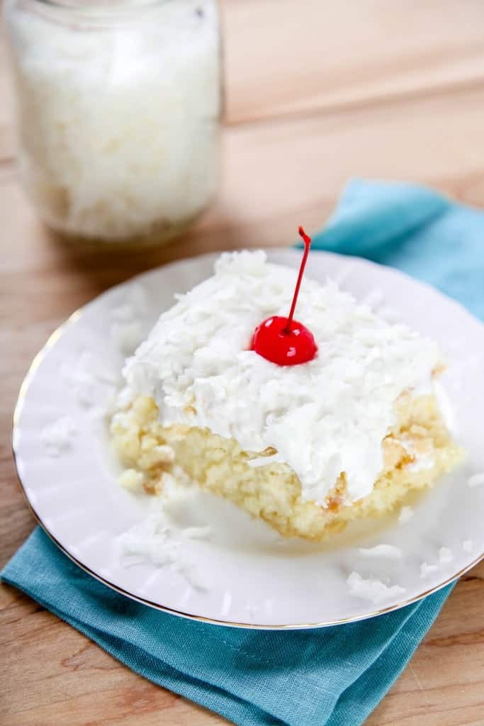 Pina Colada Poke Cake
 Pina Colada Poke Cake i am baker