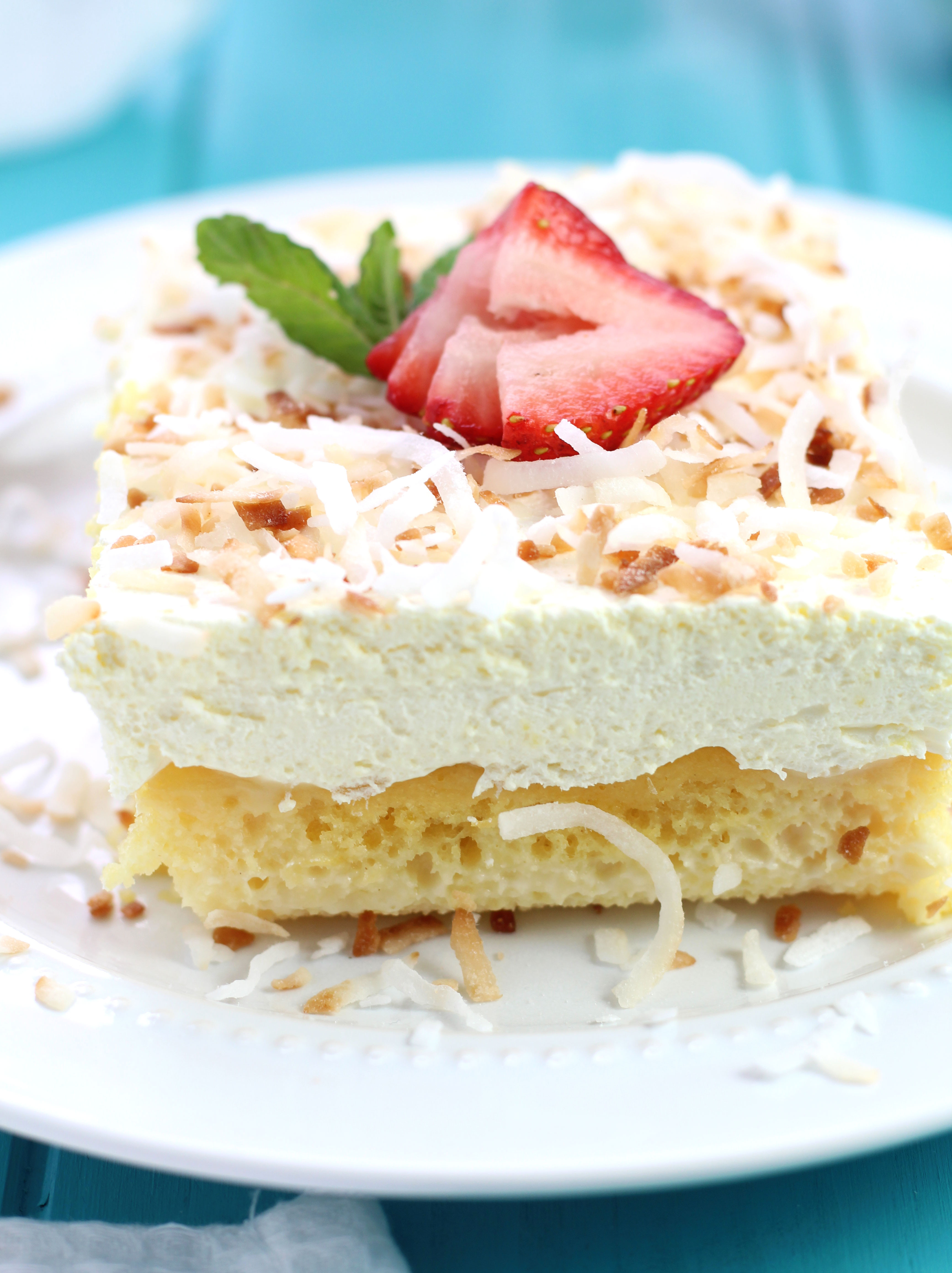 Pina Colada Poke Cake
 Pina Colada Poke Cake