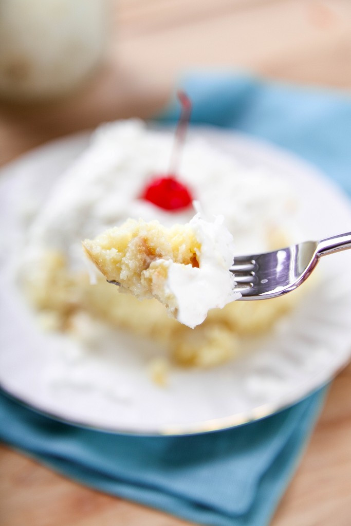 Pina Colada Poke Cake
 Pina Colada Poke Cake Baking Beauty