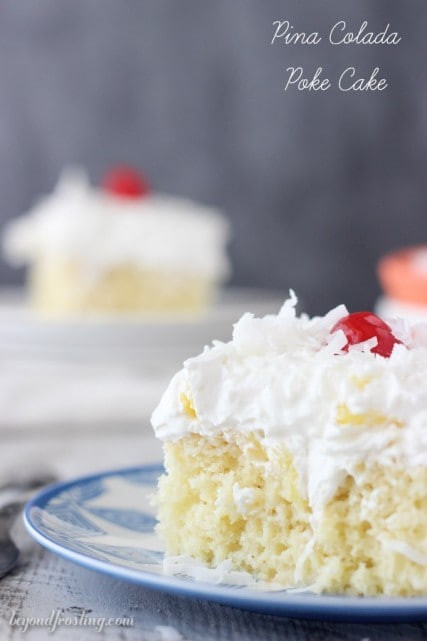 Pina Colada Poke Cake
 Pina Colada Poke Cake Beyond Frosting