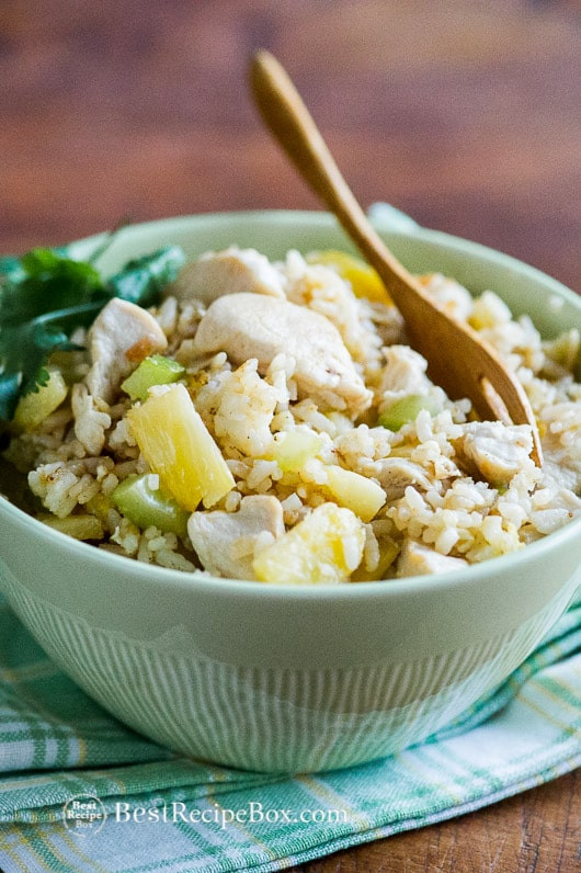 Pineapple Chicken Fried Rice
 Chicken Fried Rice Recipe with Pineapple