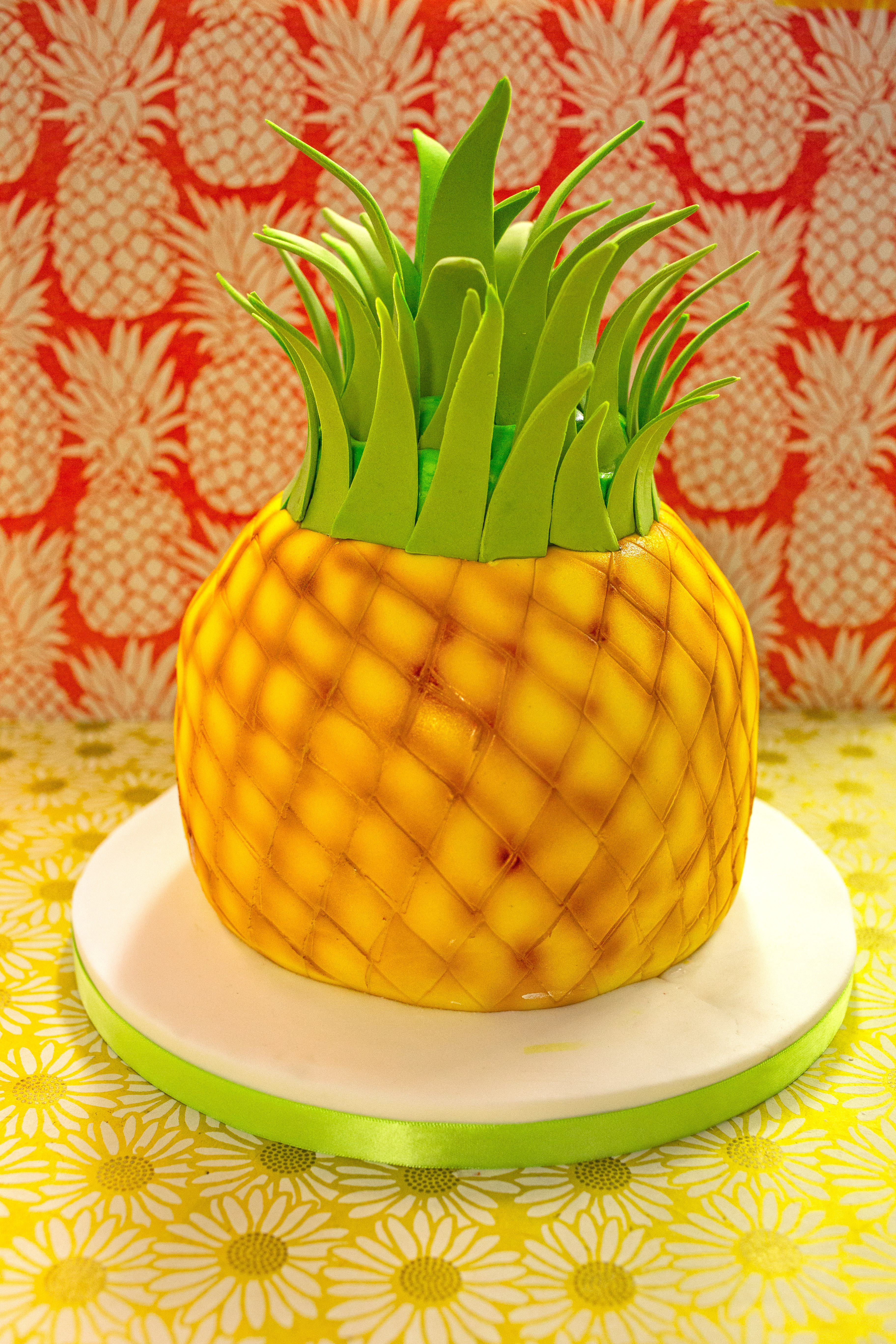 Pineapple Shaped Cake
 The gallery for Pineapple Shaped Cake