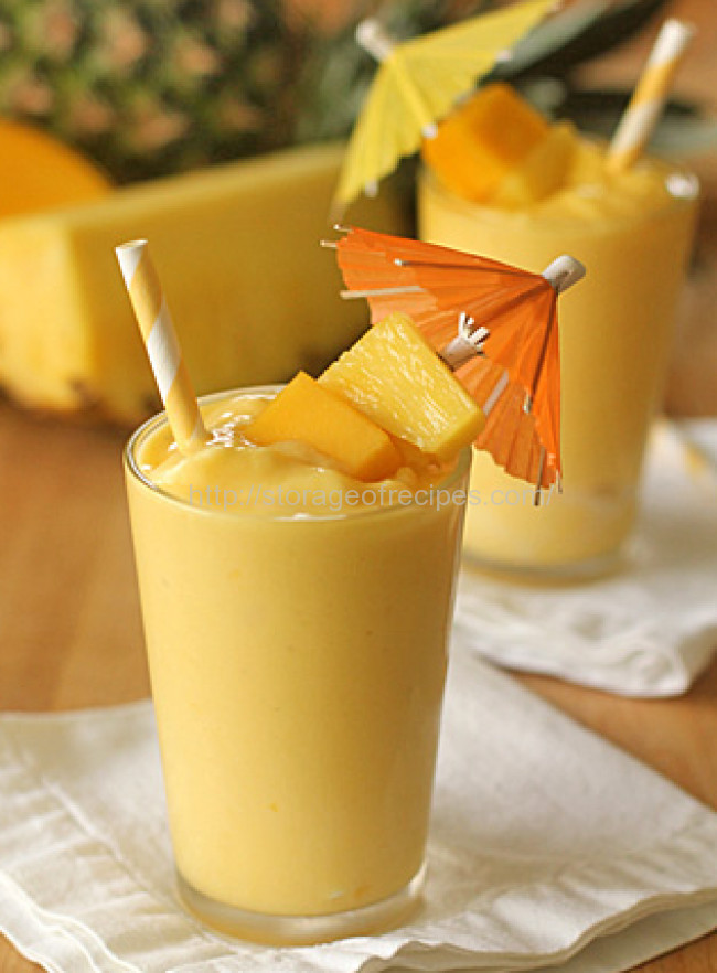 Pineapple Smoothie Recipes
 Pineapple mango smoothie Cooking Recipe
