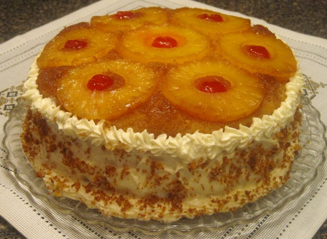 Pineapple Upside Down Cake Recipes
 Double Decker Pineapple Upside Down Cake Recipe