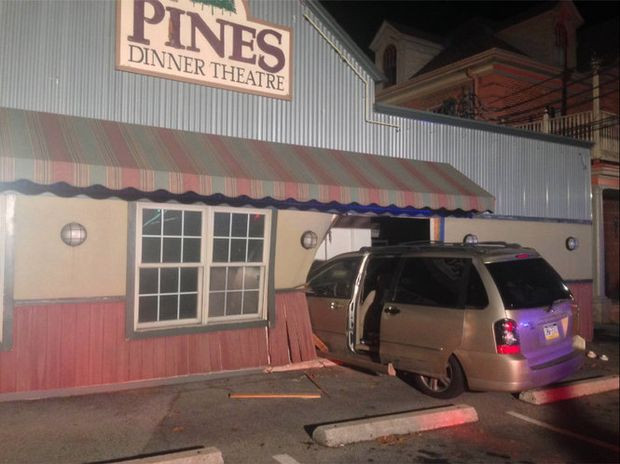 Pines Dinner Theater
 Pines Dinner Theatre donates food for 500 after accident