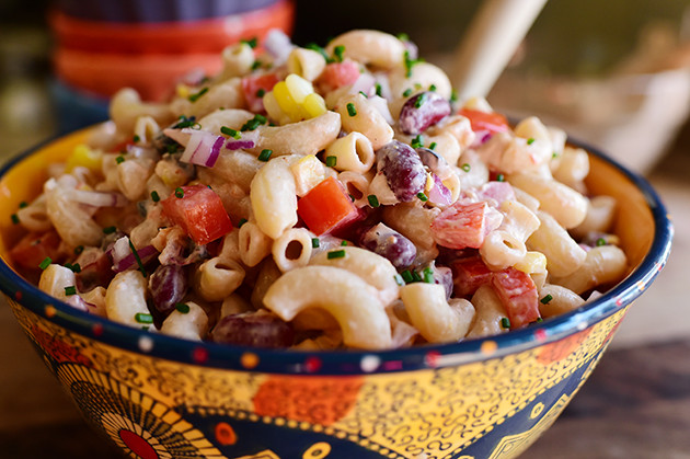 Pioneer Woman Macaroni Salad
 Mexican Macaroni Salad