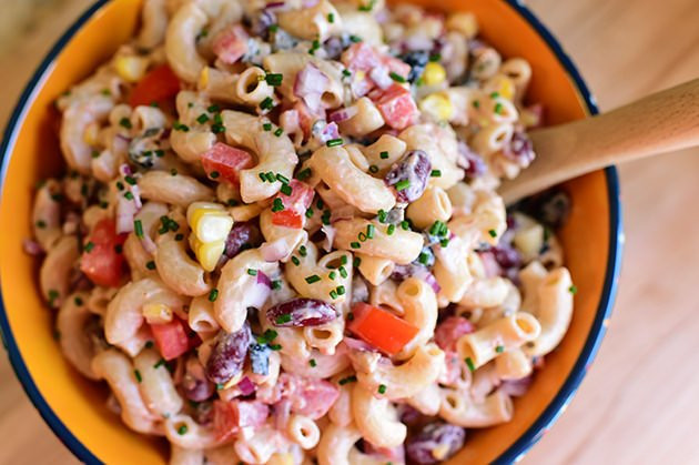 Pioneer Woman Macaroni Salad
 Mexican Macaroni Salad