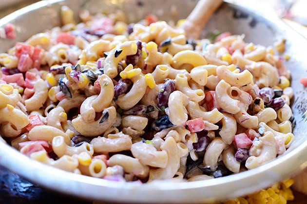 Pioneer Woman Macaroni Salad
 Mexican Macaroni Salad