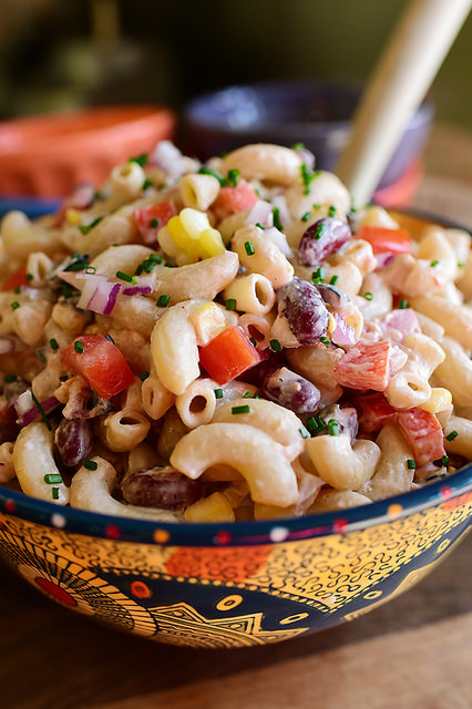 Pioneer Woman Macaroni Salad
 Mexican Macaroni Salad