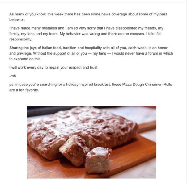 Pizza Dough Cinnamon Rolls
 Mario Batali Apologizes With Pizza Dough Cinnamon Rolls Recipe