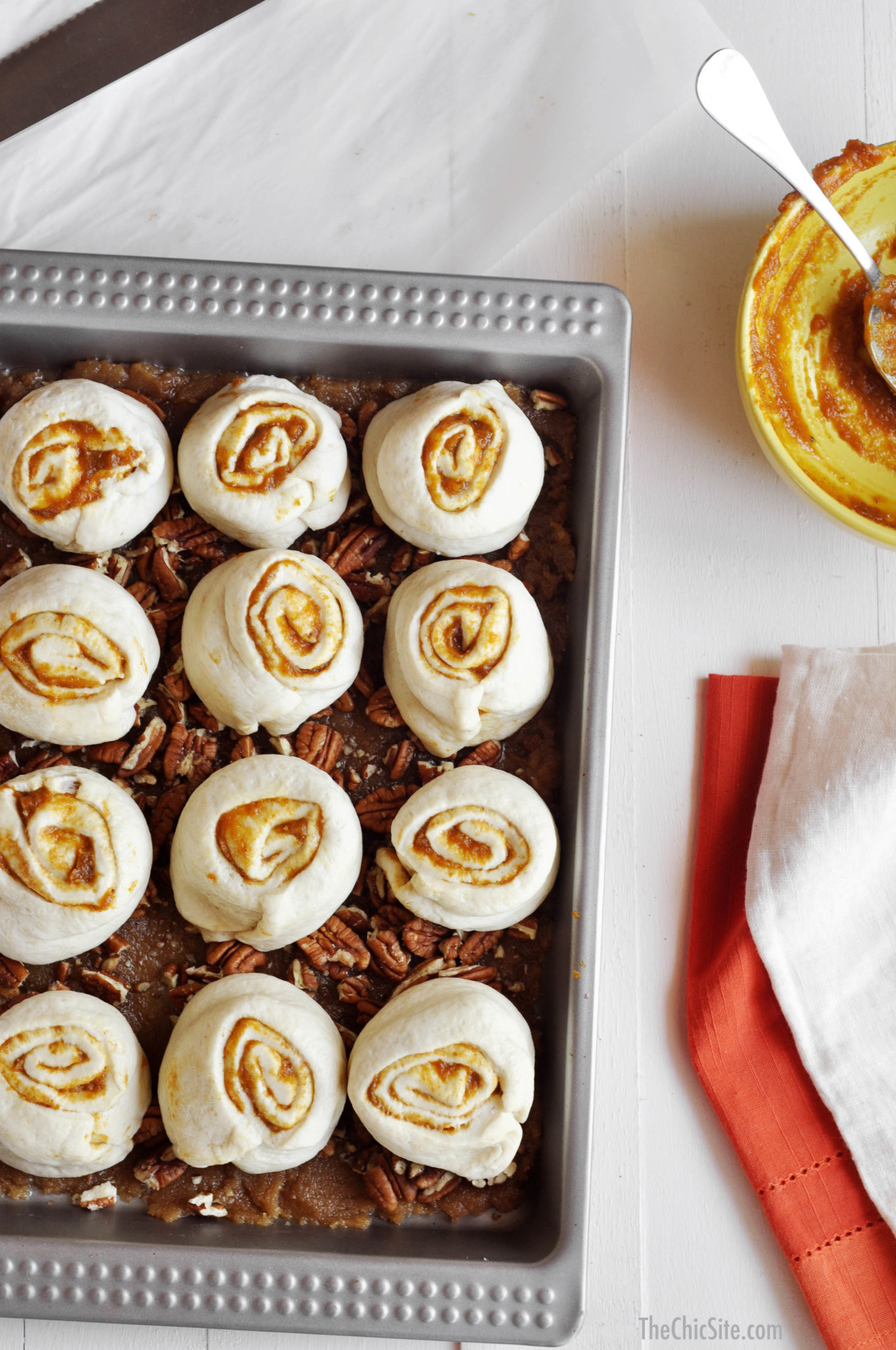 Pizza Dough Cinnamon Rolls
 Pumpkin Pecan Pie Cinnamon Rolls The Chic Site