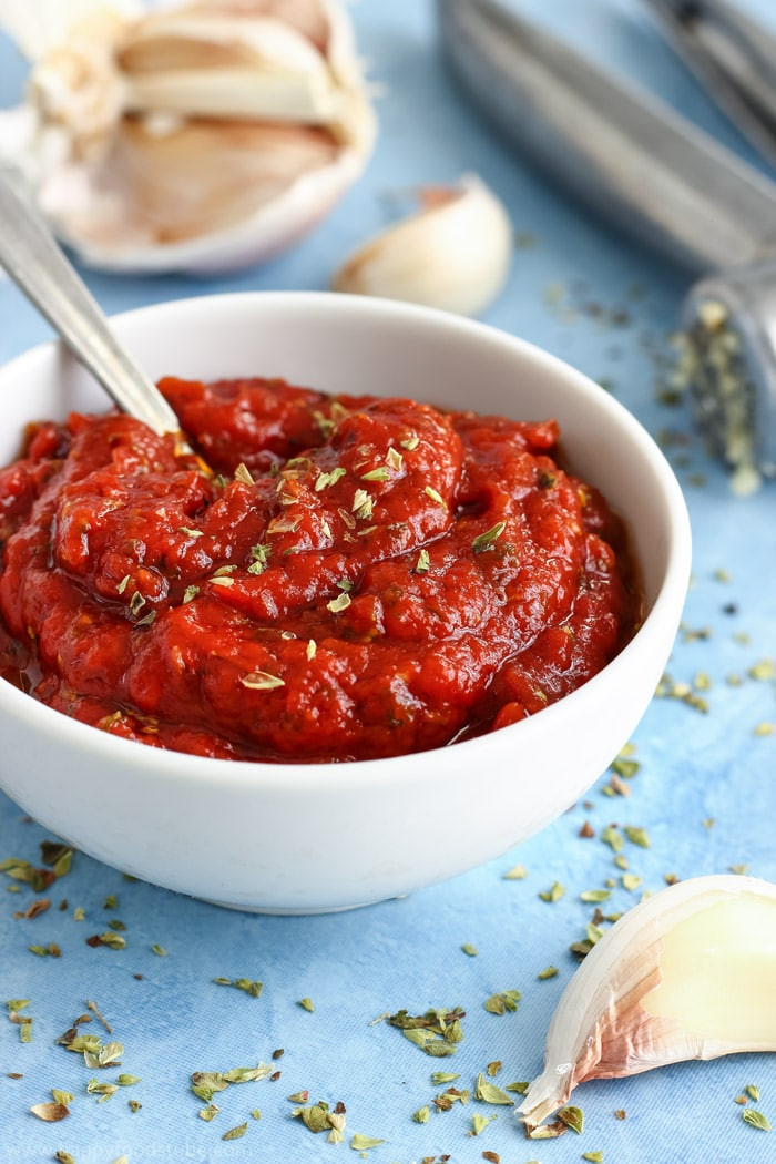 Pizza Sauce From Tomato Paste
 simple pizza sauce with tomato paste