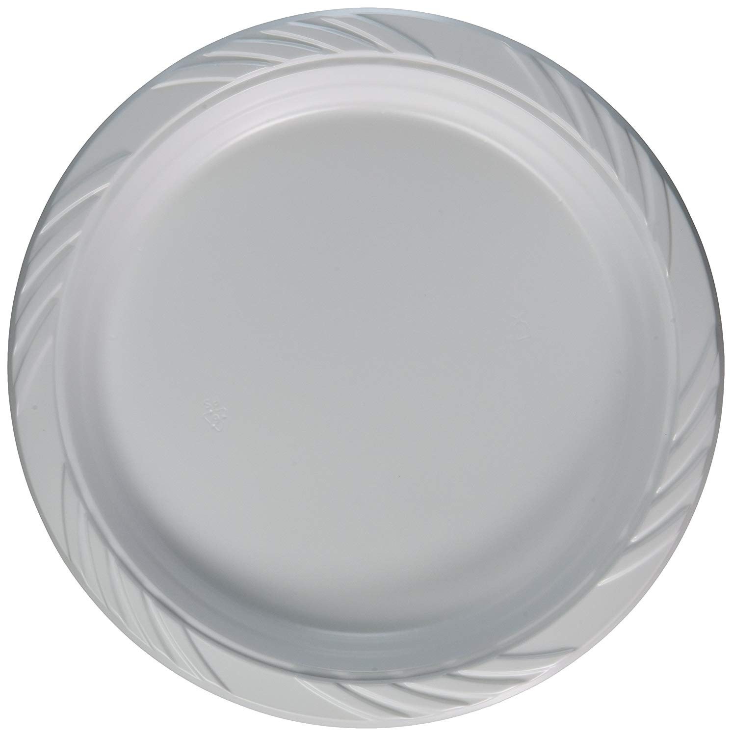 Plastic Dinner Plates
 100 White Plastic Party Plates 9" Clean Dinner Disposable
