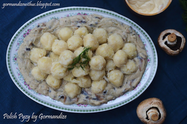 Polish Potato Dumplings
 Gormandize Vegan Pyzy Polish Potato Dumplings with