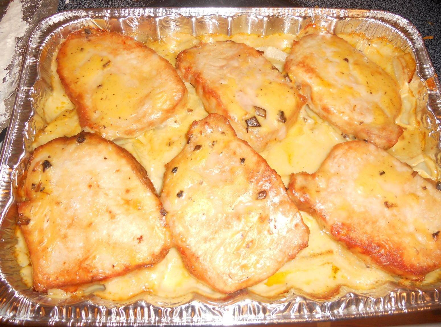 Pork Chop Casserole
 Pork Chop Potato Casserole Recipe