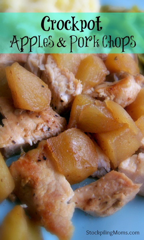 Pork Chops And Apples
 sweet and hot apple slow cooker pork