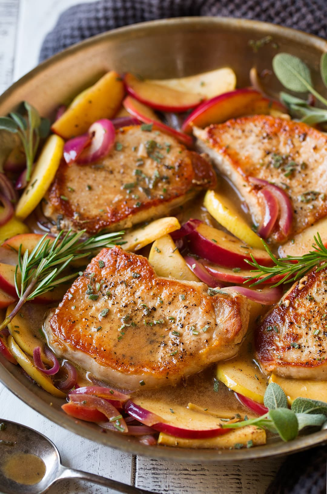 Pork Chops And Apples
 Pork Chops with Apples and ions Cooking Classy