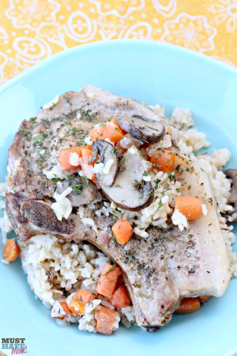 Pork Chops And Rice Recipe
 Instant Pot Ranch Pork Chops with Rice Must Have Mom