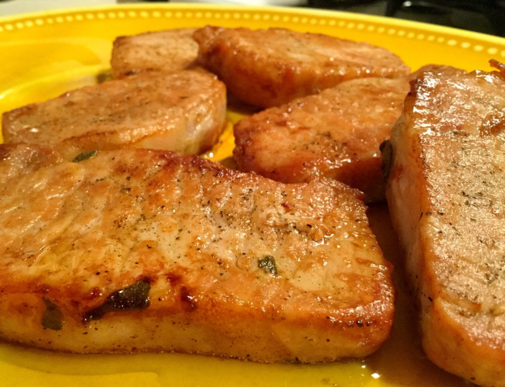 Pork Chops In The Oven
 Iron Skillet Oven Pork Chops Roasted Cauliflower and