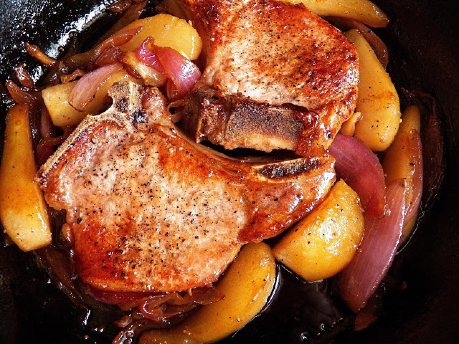 Pork Chops In The Oven
 OVEN BRAISED PORK CHOPS WITH PEARS Recipe