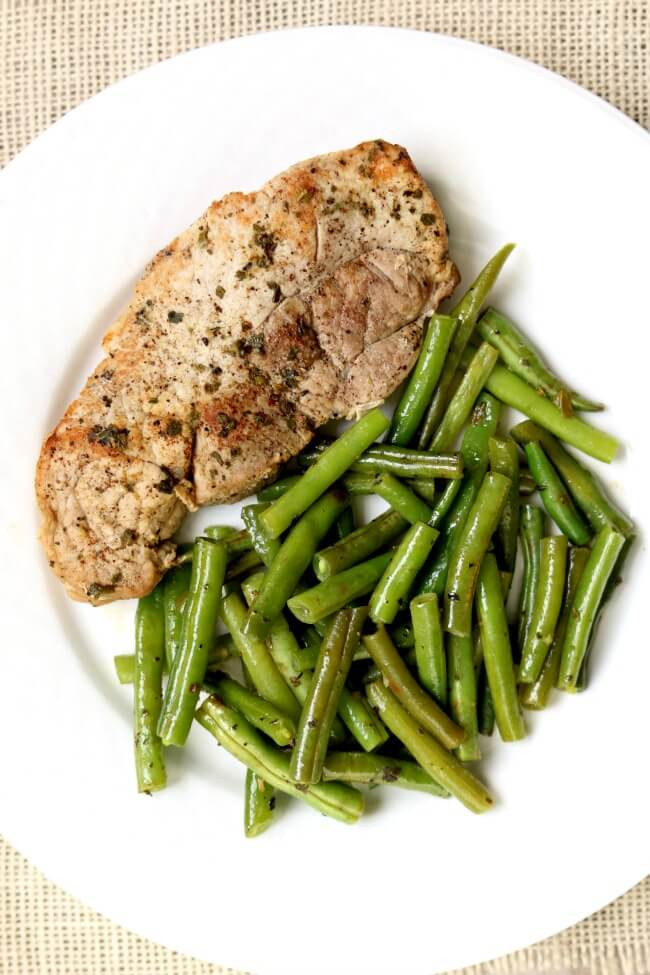 Pork Chops Instant Pot
 Instant Pot Garlic Herb Pork Chops and Green Beans 365