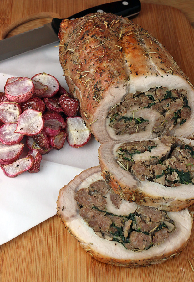 Pork Loin Calories
 Stuffed Pork Tenderloin and Roasted Radish