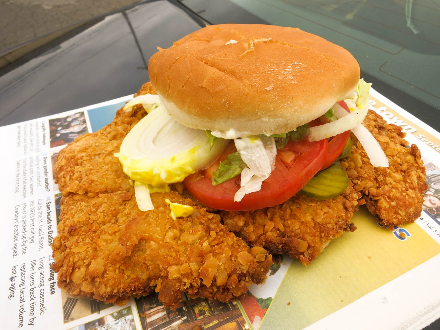 Pork Loin Sandwich
 The Best Breaded Pork Tenderloin Sandwiches in the Midwest