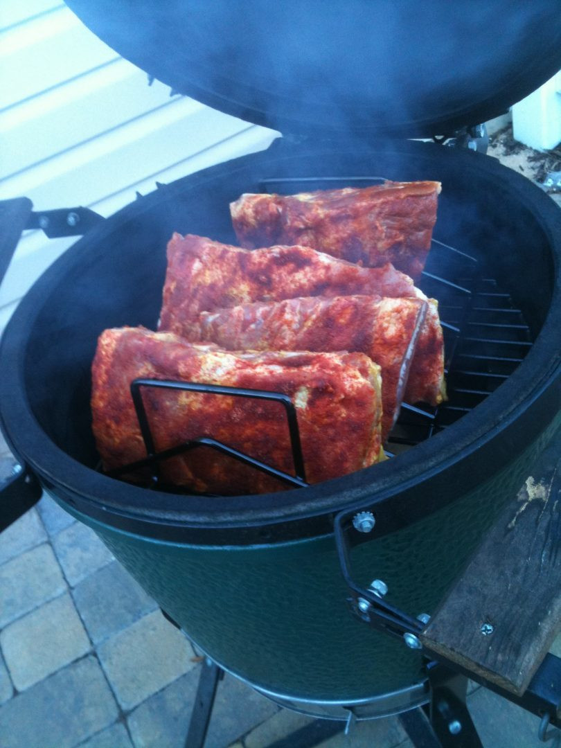 Pork Ribs Internal Temperature
 Pork Ribs on the Big Green Egg GrillGirl healthy