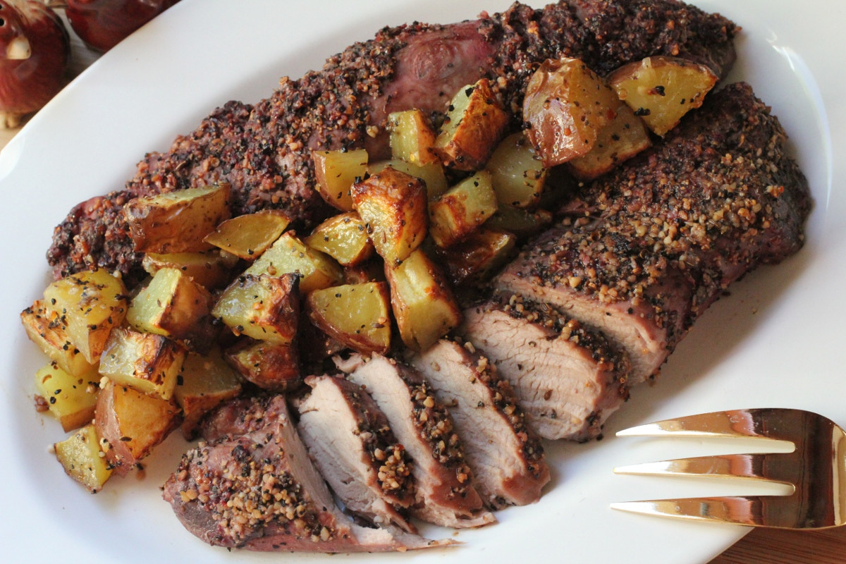 Pork Tenderloin Dinner
 Berry Good Pork Tenderloin