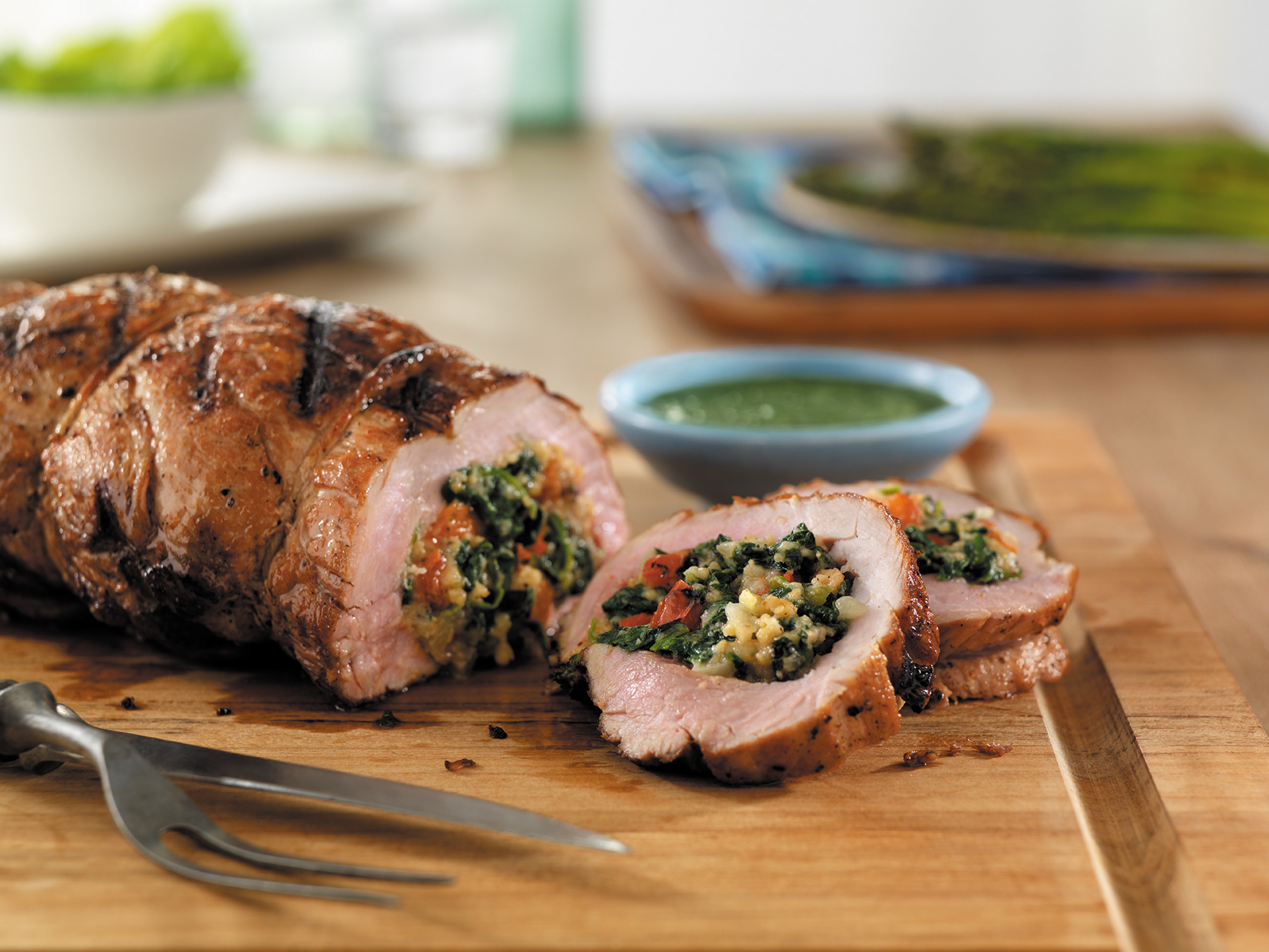 Pork Tenderloin Recipe
 Stuffed Pork Tenderloin with Chimichurri Pork Recipes