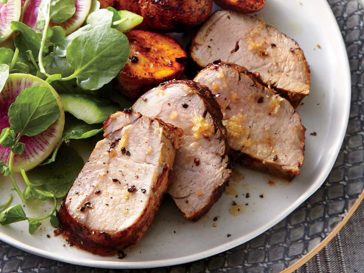 Pork Tenderloin Recipe
 Ginger Honey Glazed Pork Tenderloin Recipe Cooking Light