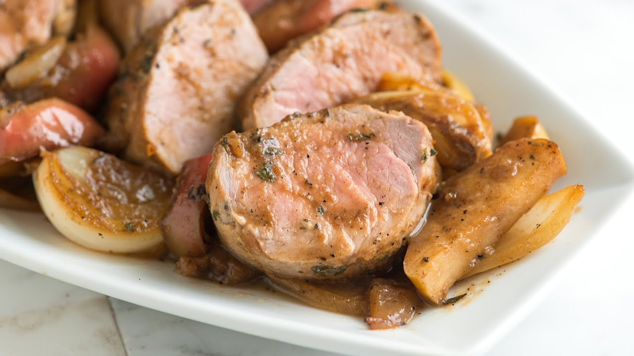 Pork Tenderloin Recipe
 Perfect Pork Tenderloin Recipe with Apples How to Make