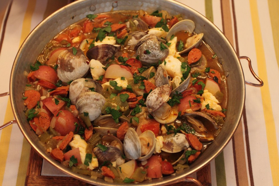 Portuguese Fish Stew
 Portuguese Fish Stew in Cataplan – Cooking 4 the Halibut