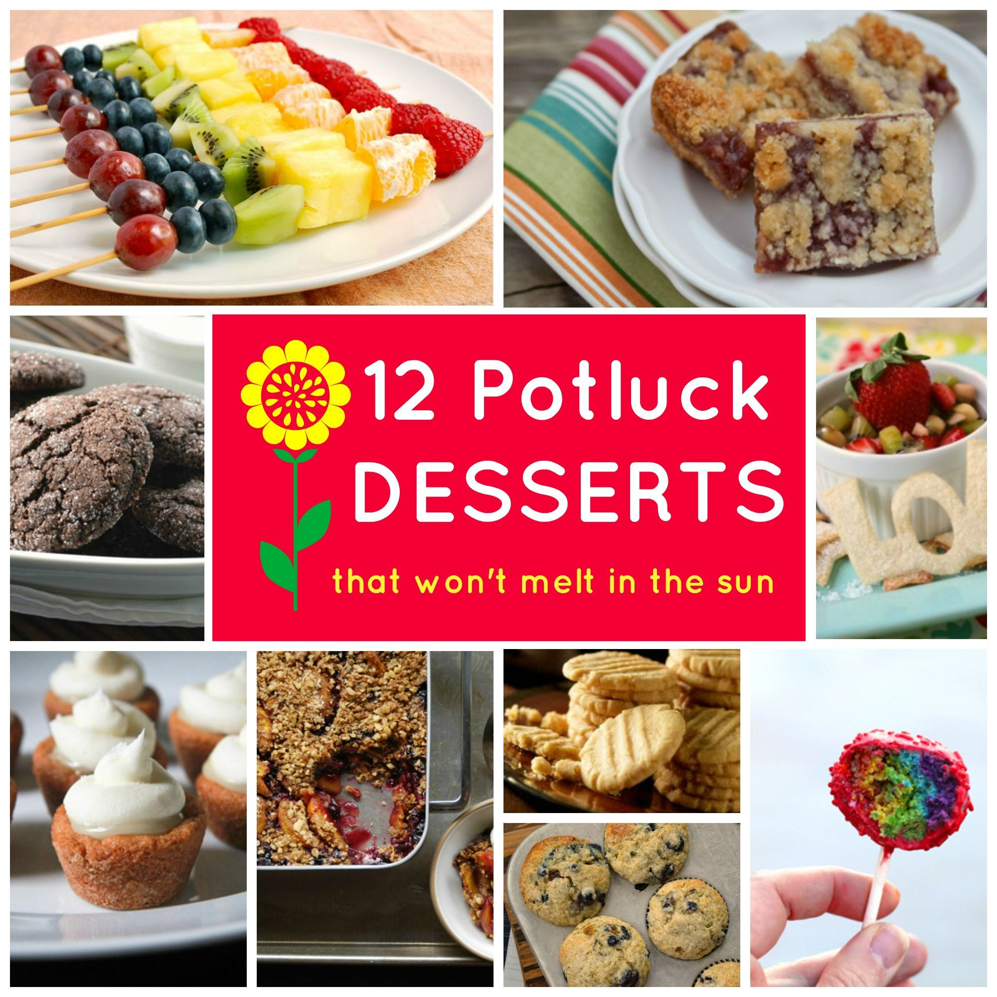 Pot Luck Desserts
 12 Potluck Desserts That Won t Melt In The Sun