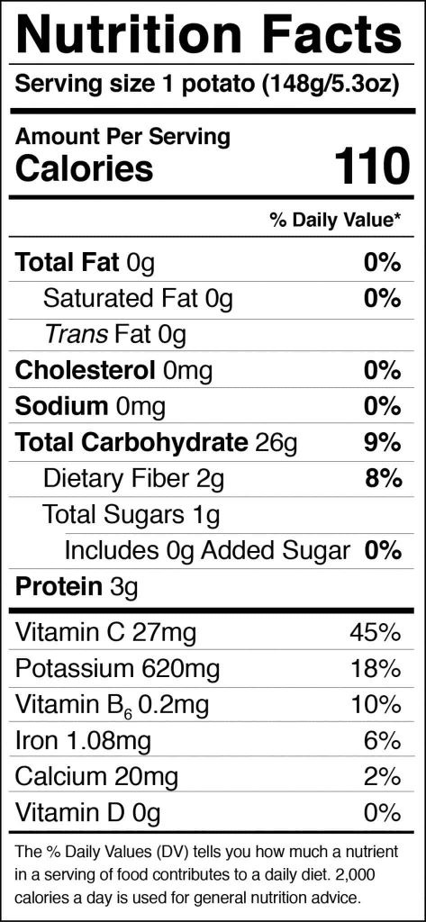 Potato Nutrition Data
 Potato Nutrition Are Potatoes Healthy