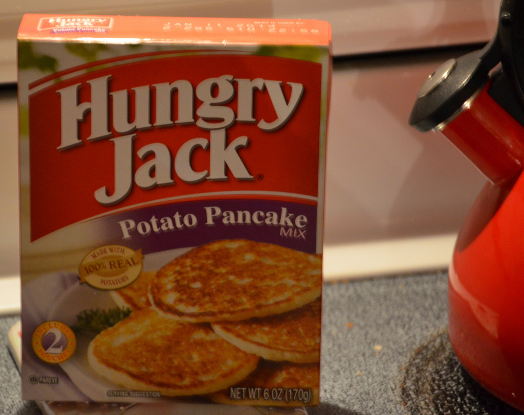 Potato Pancake Mix
 Hungry Jack Potato Pancake Mix Dustin Holmes