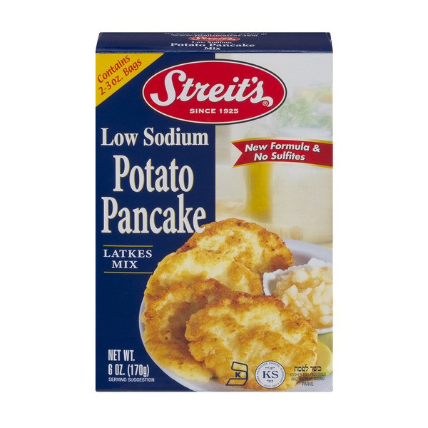Potato Pancake Mix
 Streit s Potato Pancake Mix Low Sodium 6 0 oz from Whole