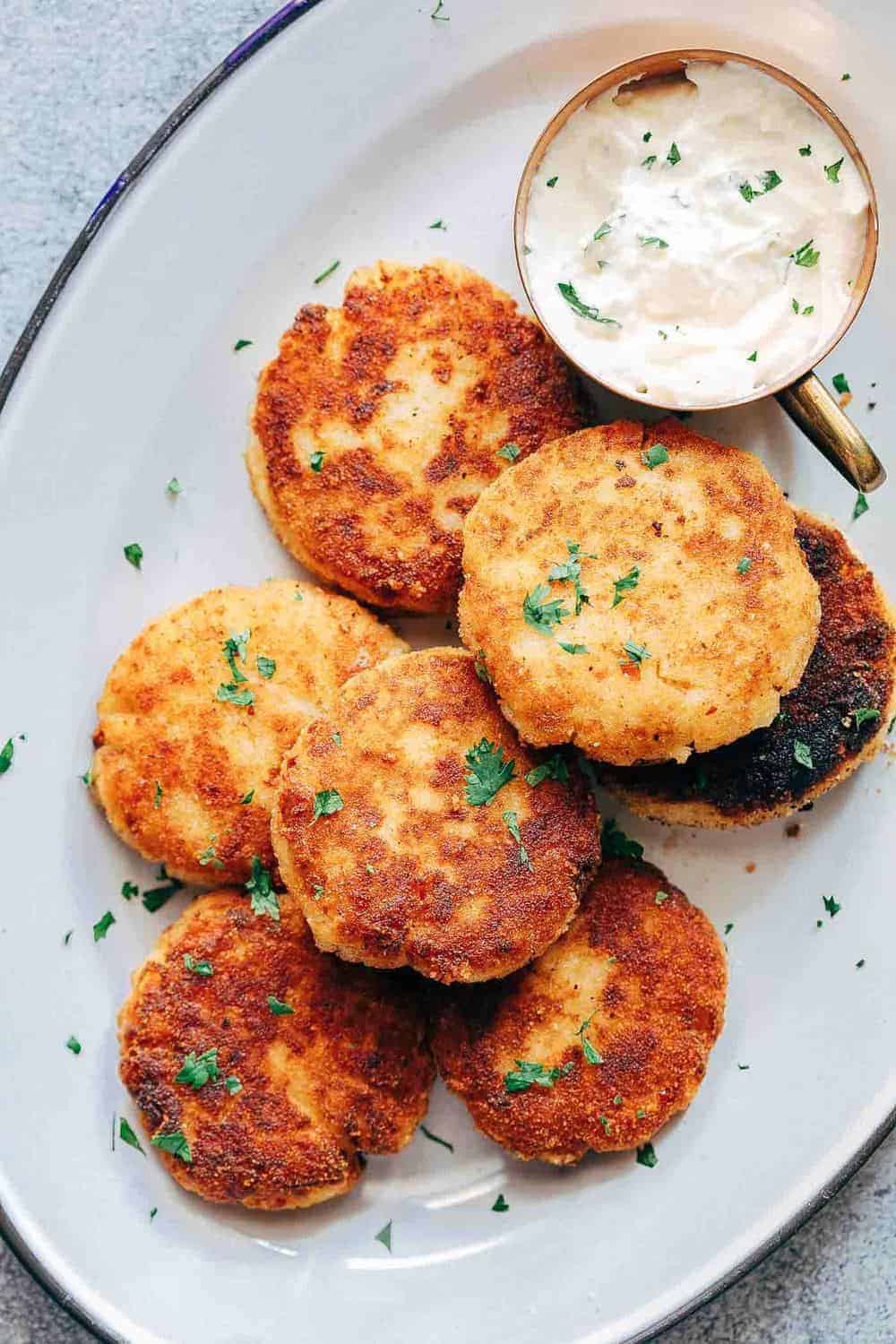 Potato Pattie Recipes
 Ham Mashed Potato Cakes