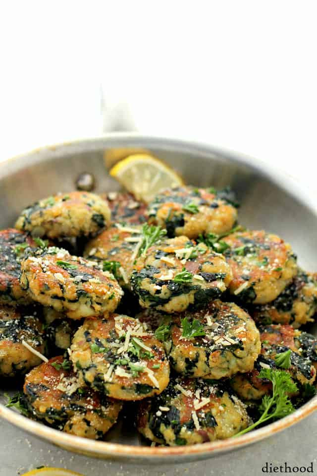 Potato Pattie Recipes
 Spinach and Garlic Potato Patties Recipe