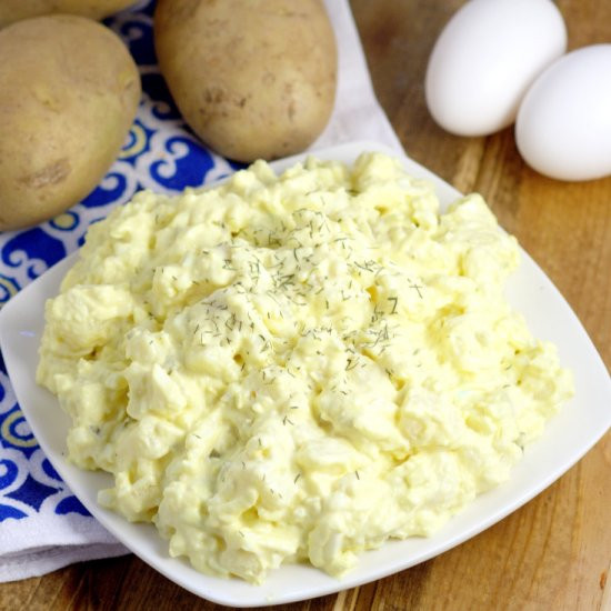Potato Salad With Eggs
 Deviled Egg Potato Salad