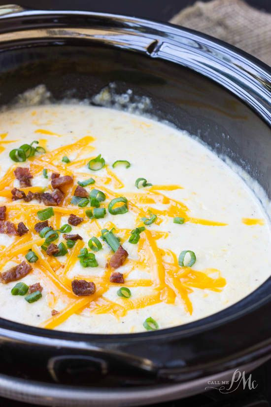 Potato Soup With Hash Browns
 Hash Brown Slow Cooker Potato Soup Call Me PMc